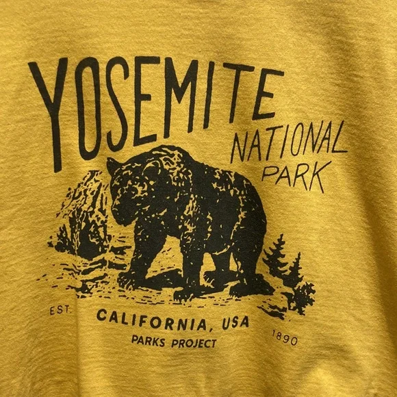 Parks Project Yosemite Ntl Park Crop Tee - Picture 2 of 4
